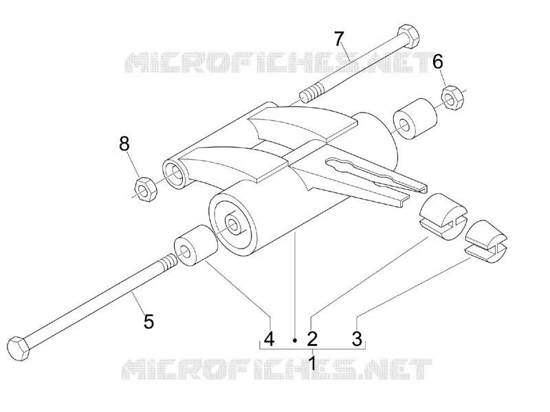 Bras oscillant PIAGGIO PIAGGIO-SCOOTER 50 ZIP 2015  Zip 2T