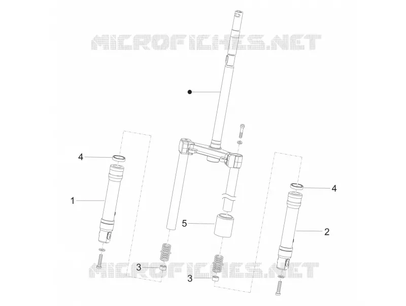 Composants de la fourche (Wuxi Top) PIAGGIO PIAGGIO-SCOOTER 50 ZIP 2012  Zip 2T