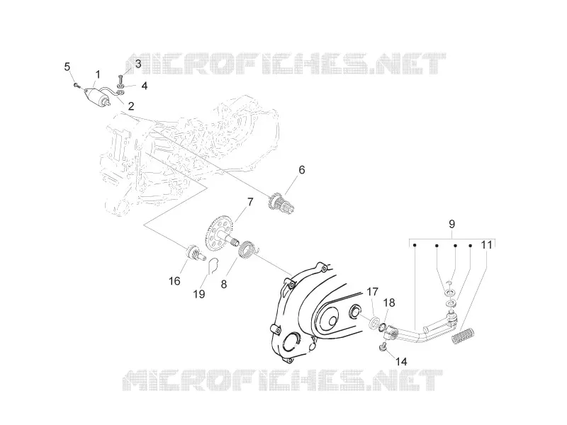 Démarrage - Démarrage électrique PIAGGIO PIAGGIO-SCOOTER 50 ZIP 2010  Zip 2T