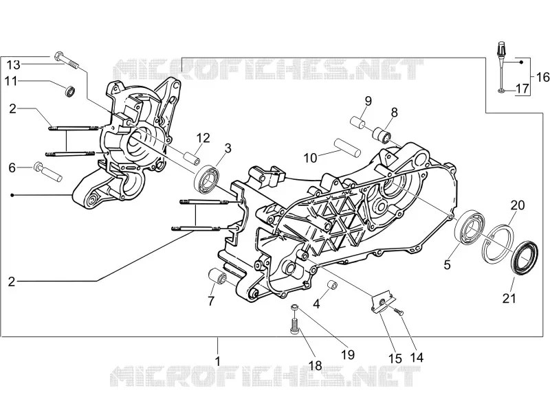Carter PIAGGIO PIAGGIO-SCOOTER 50 ZIP 2011  Zip 4T