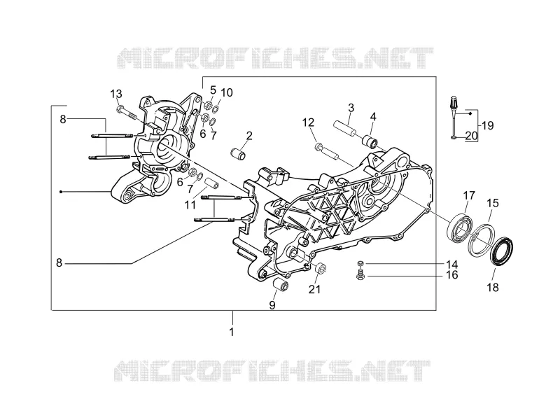 Carter PIAGGIO PIAGGIO-SCOOTER 50 ZIP 2006  Zip SP Euro 2
