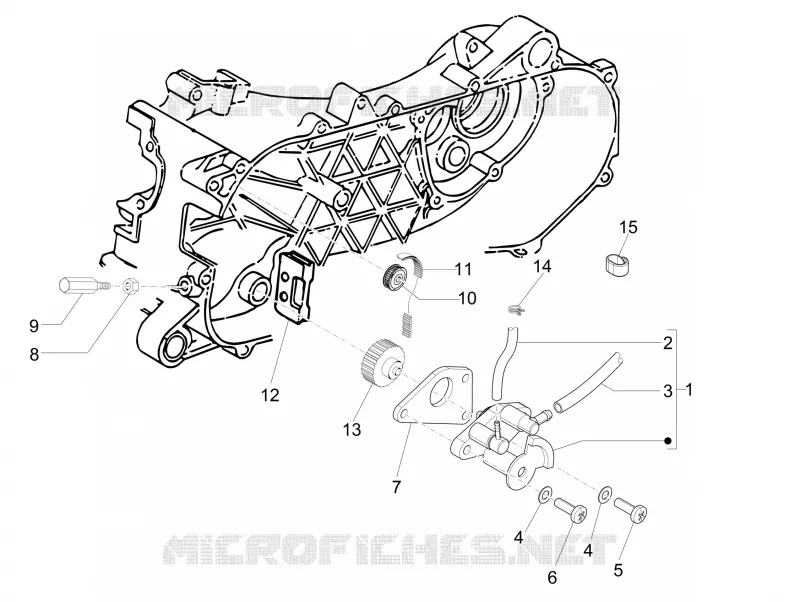 Pompe à huile PIAGGIO PIAGGIO-SCOOTER 50 ZIP 2012  Zip SP Euro 2