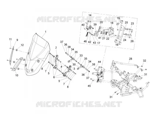Pare-brise - Glaces GILERA GILERA-SCOOTER 800 GP 2009  GP Centenario