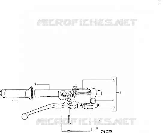 Front brake cylinder GILERA GILERA-SCOOTER 180 DNA Other year  DNA 180