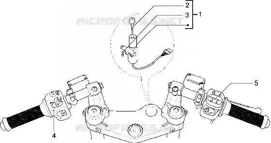 Electric devices-Key operated switch GILERA GILERA-SCOOTER 50 DNA Other year  DNA
