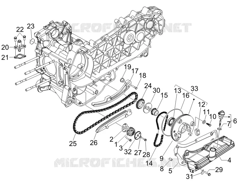 Pompe à huile GILERA GILERA-SCOOTER 125 NEXUS 2008  Nexus E3