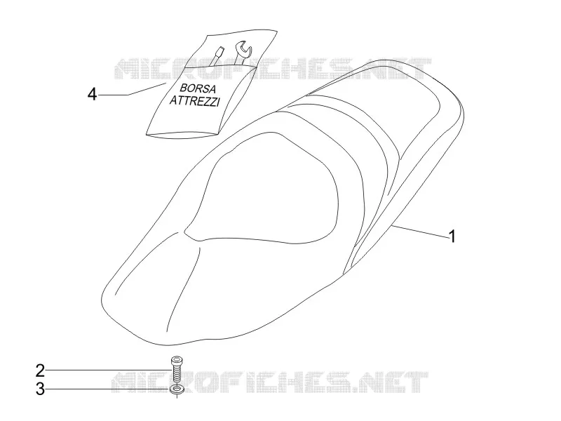 Selle/sieges GILERA GILERA-SCOOTER 125 NEXUS 2008  Nexus E3