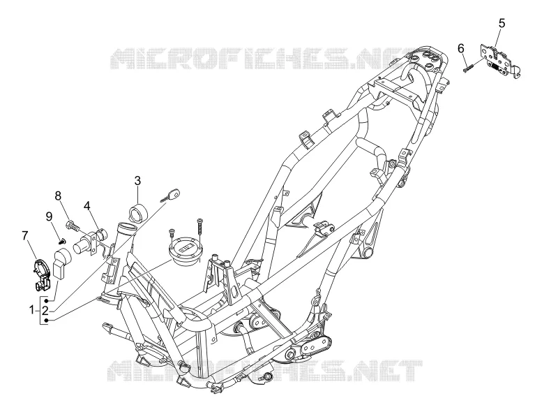Serrures GILERA GILERA-SCOOTER 250 NEXUS 2006  Nexus -SP- E3