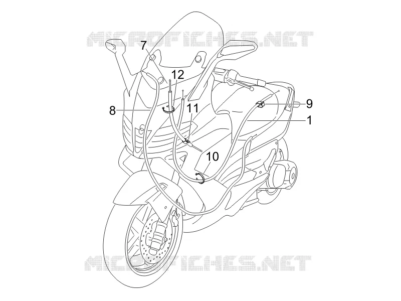 Transmissions GILERA GILERA-SCOOTER 500 NEXUS 2008  Nexus E3