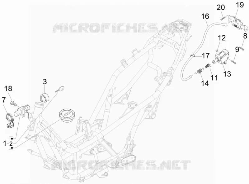Serrures GILERA GILERA-SCOOTER 500 NEXUS 2011  Nexus E3