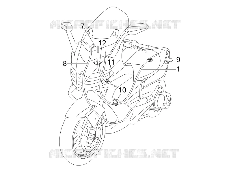 Transmissions GILERA GILERA-SCOOTER 500 NEXUS 2010  Nexus E3