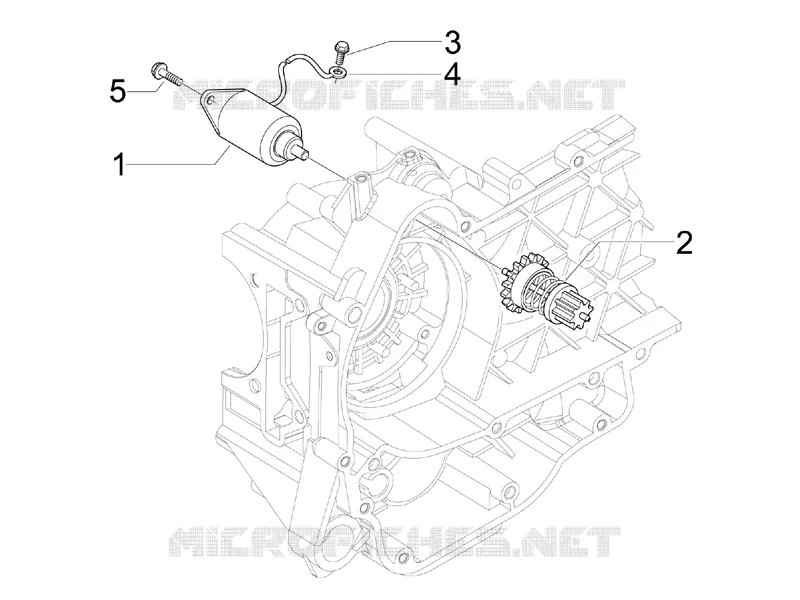 Démarrage - Démarrage électrique GILERA GILERA-SCOOTER 125 RUNNER 2012  Runner ST 4T E3
