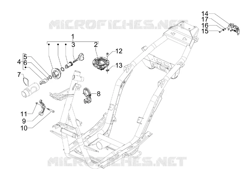 Serrures GILERA GILERA-SCOOTER 125 RUNNER 2010  Runner ST 4T E3
