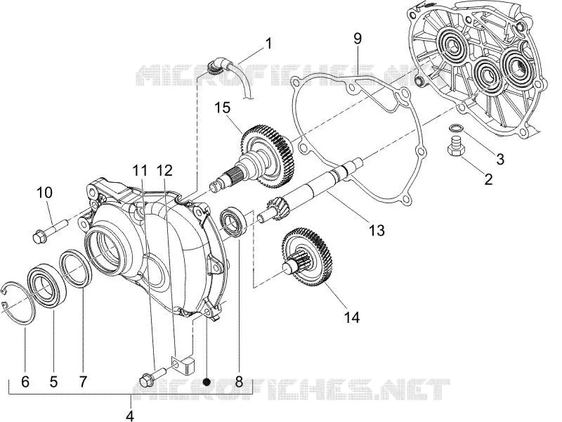 Ensemble réducteur GILERA GILERA-SCOOTER 125 RUNNER 2006  Runner VX 4T