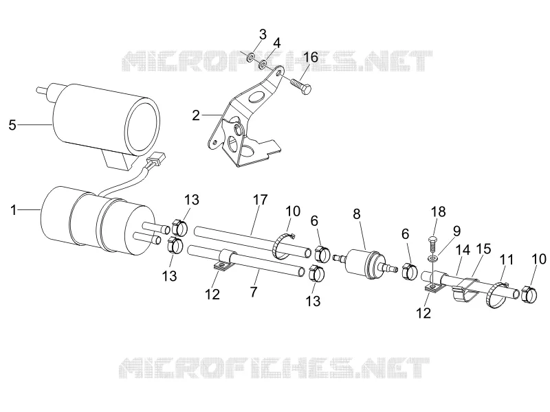 Instalation de l'alimentation GILERA GILERA-SCOOTER 125 RUNNER 2007  Runner VX 4T E3
