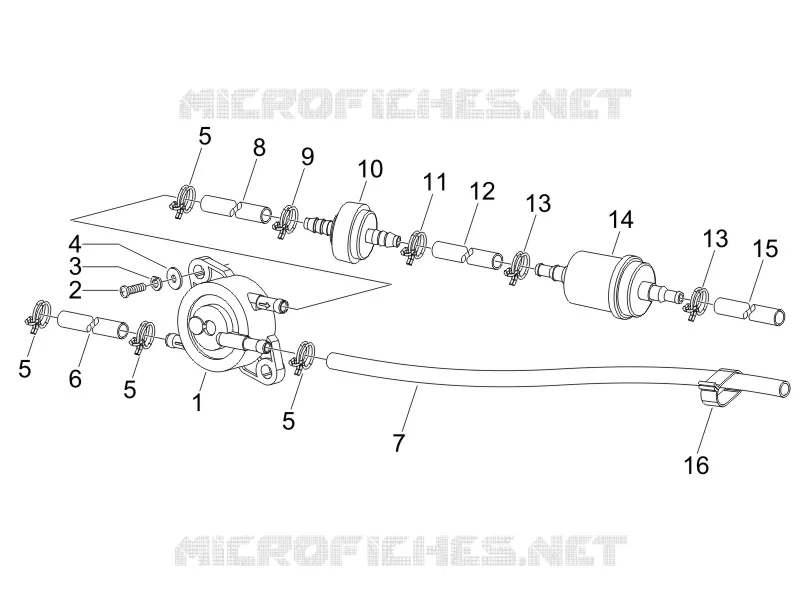Instalation de l'alimentation GILERA GILERA-SCOOTER 125 RUNNER 2007  Runner VX 4T -SC