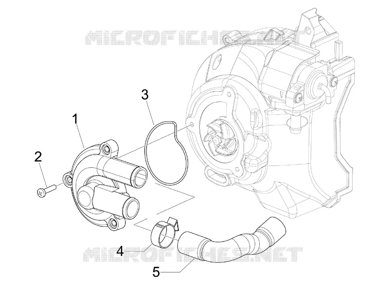 Pompe à eau GILERA GILERA-SCOOTER 125 RUNNER 2006  Runner VX 4T -SC- E3