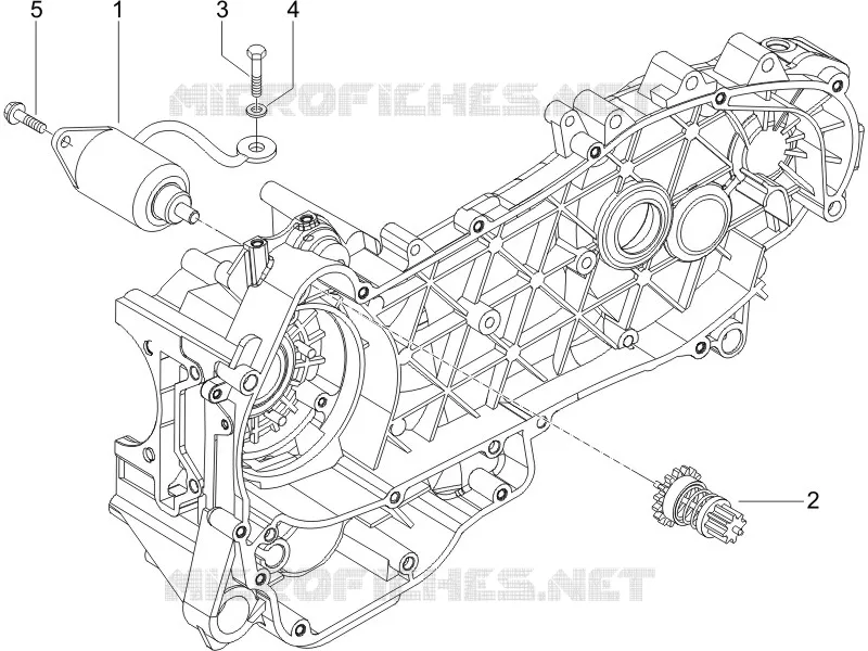 Démarrage - Démarrage électrique GILERA GILERA-SCOOTER 125 RUNNER 2006  Runner VX 4T -SC- E3