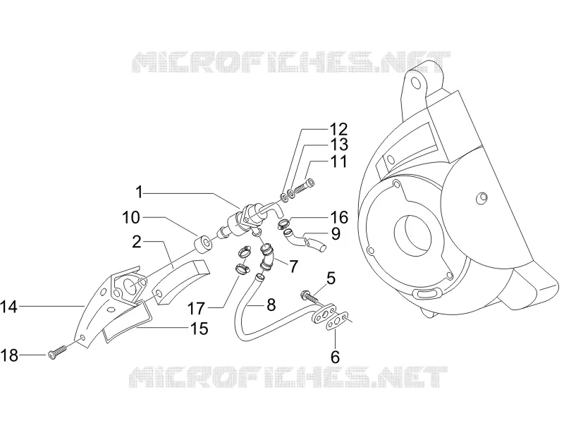 BOITE AIR SECONDAIRE GILERA GILERA-SCOOTER 200 RUNNER 2005  Runner VXR 4T Race