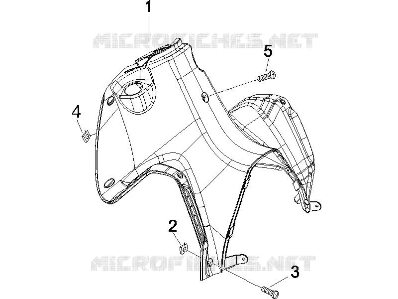 Coffre avant - Contre-tablier GILERA GILERA-SCOOTER 200 RUNNER 2006  Runner VXR 4T Race