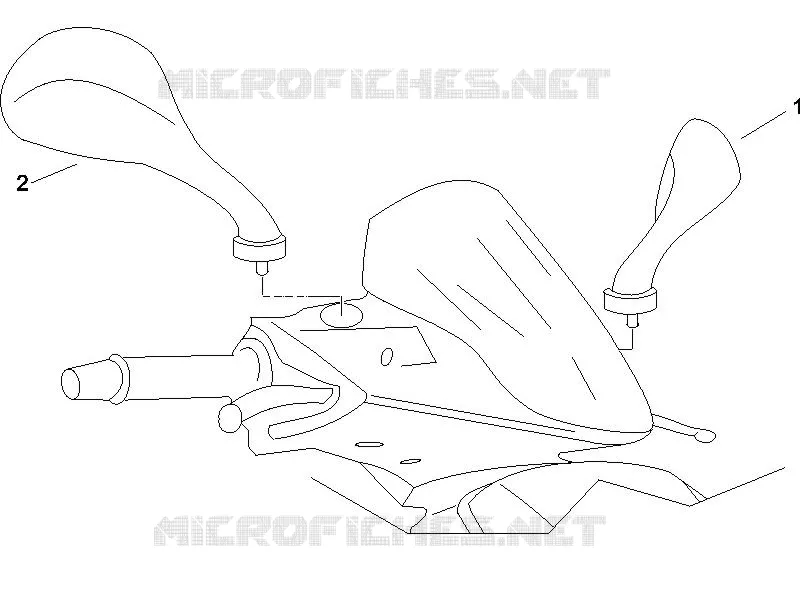 Rétroviseur/s GILERA GILERA-SCOOTER 50 RUNNER 2006  Runner Pure Jet