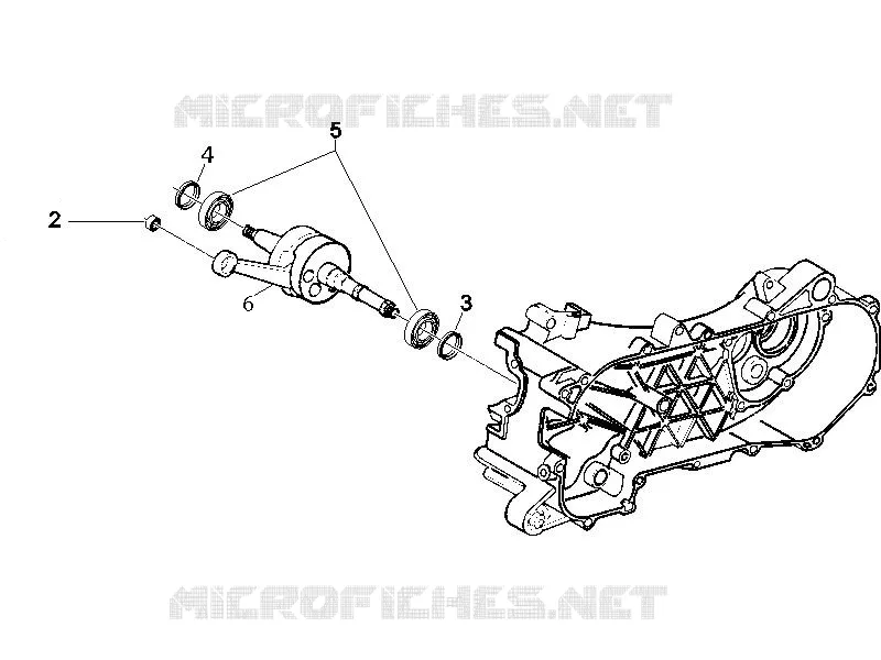 Vilebrequin GILERA GILERA-SCOOTER 50 RUNNER 2006  Runner Pure Jet -SC