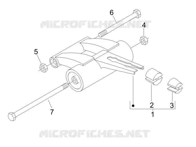 Bras oscillant GILERA GILERA-SCOOTER 50 RUNNER 2008  Runner Pure Jet -ST
