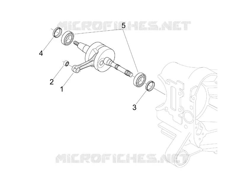 Vilebrequin GILERA GILERA-SCOOTER 50 RUNNER 2008  Runner Pure Jet -ST