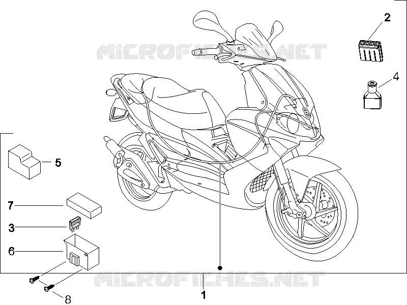 Faisceau de câbles principal GILERA GILERA-SCOOTER 50 RUNNER 2005  Runner SP