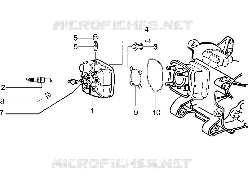 Couvercle culasse GILERA GILERA-SCOOTER 50 RUNNER 2007  Runner SP