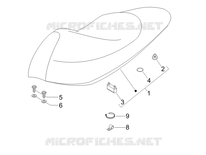 Selle/sieges GILERA GILERA-SCOOTER 50 RUNNER 2007  Runner SP
