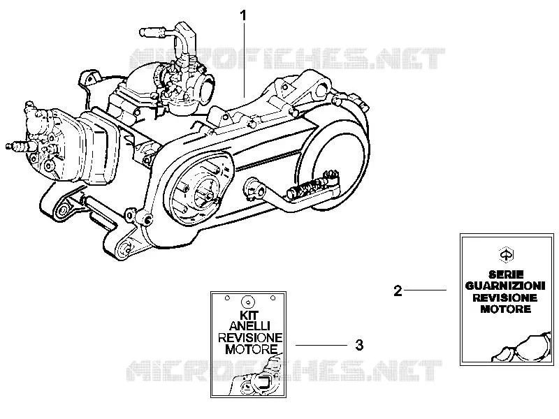 Moteur complet GILERA GILERA-SCOOTER 50 RUNNER 2010  Runner SP