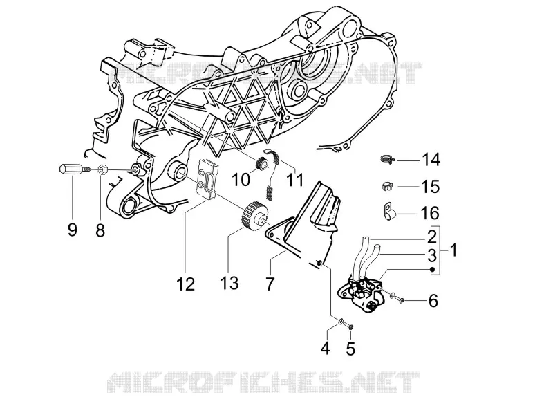 Pompe à huile GILERA GILERA-SCOOTER 50 RUNNER 2014  Runner SP